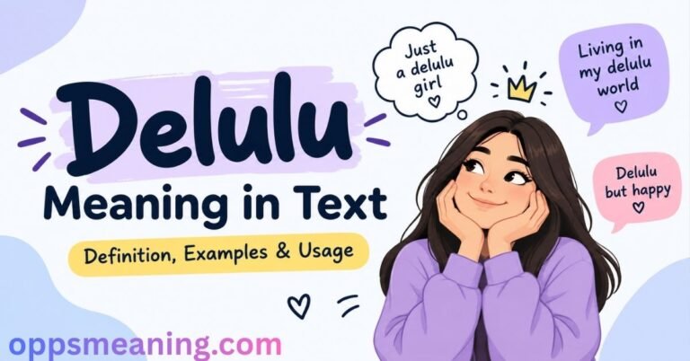 Delulu Meaning in Text