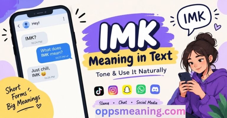 IMK Meaning in Text
