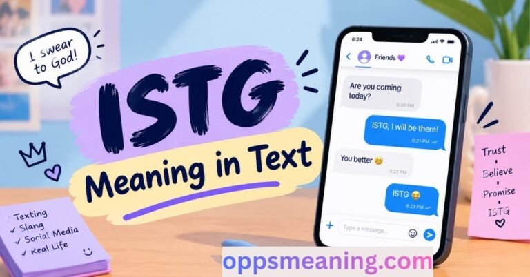 ISTG Meaning in Text