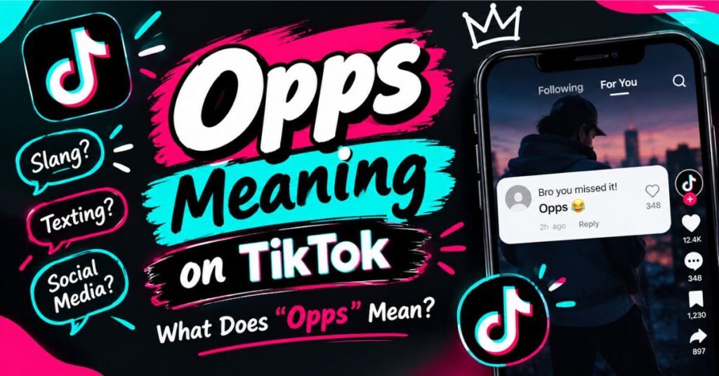 Opps Meaning on TikTok