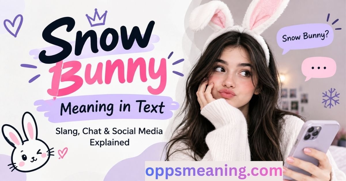 Snow Bunny Meaning in Text