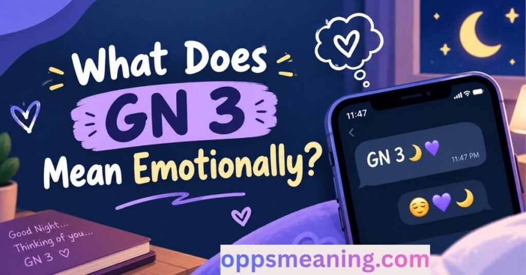 What Does GN 3 Mean Emotionally?