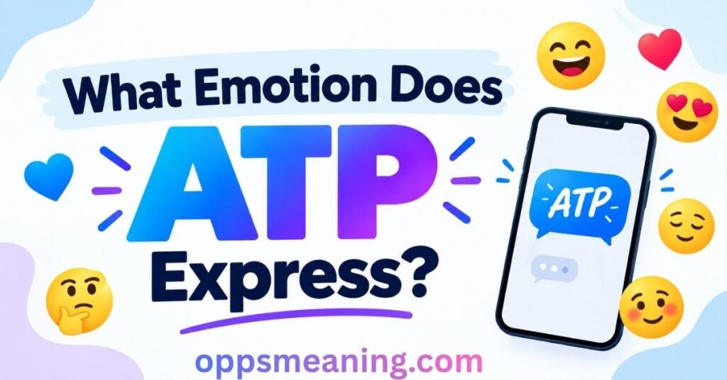 What Emotion Does ATP Express?