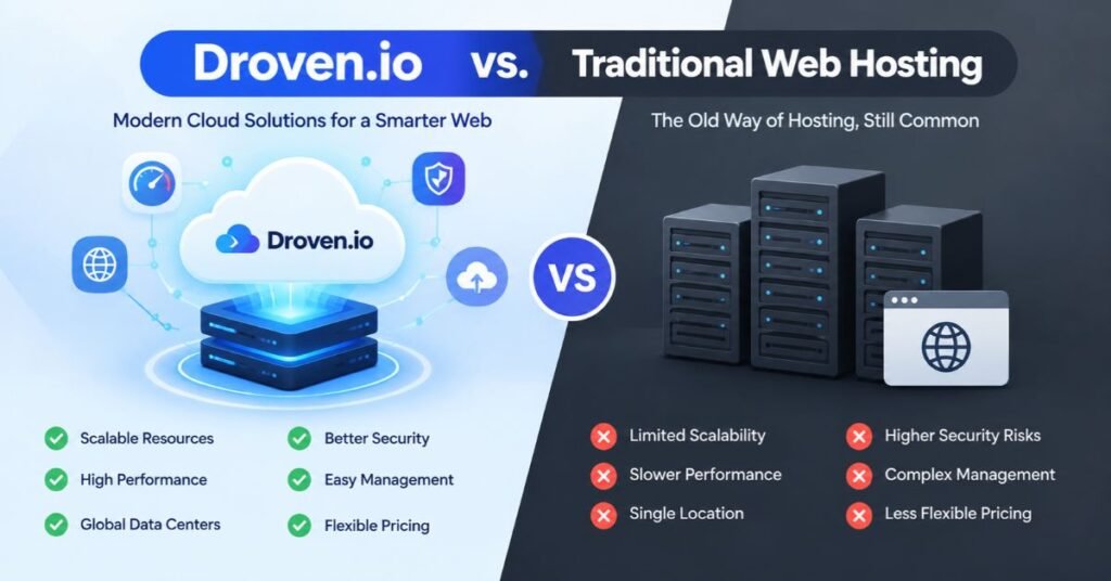 Droven.io vs. Traditional Web Hosting