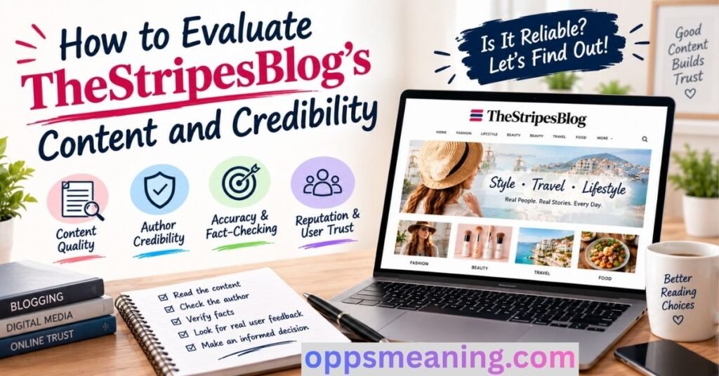 How to Evaluate TheStripesBlog's Content and Credibility