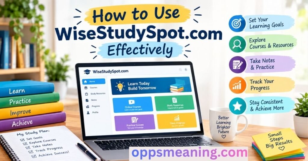 How to Use WiseStudySpot.com Effectively