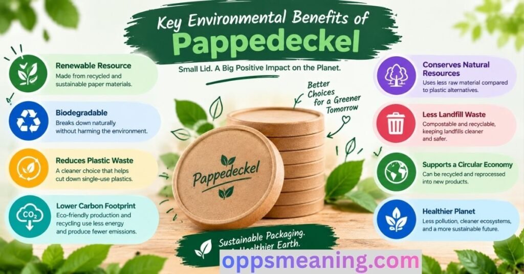 Key Environmental Benefits of Pappedeckel