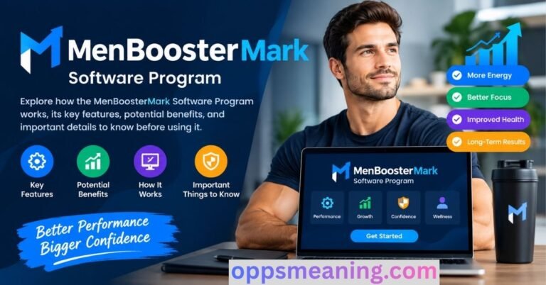 MenBoosterMark Software Program