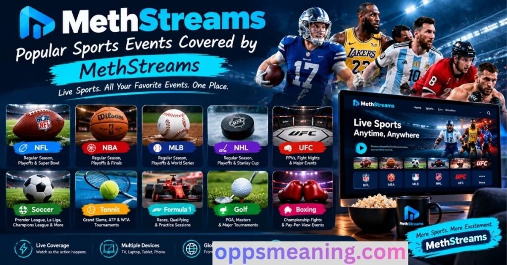 Popular Sports Events Covered by MethStreams