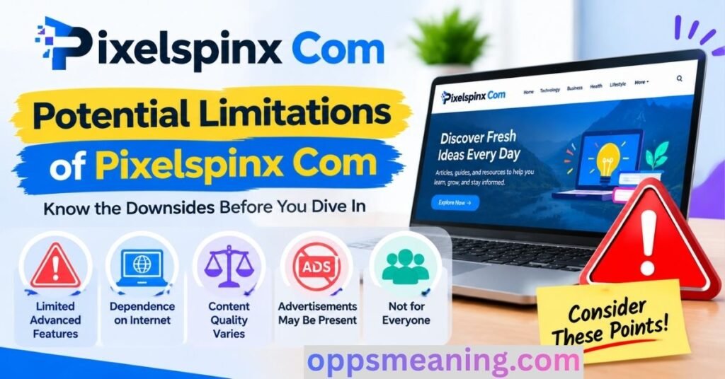Potential Limitations of Pixelspinx Com