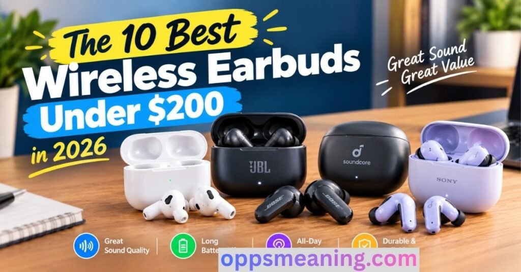 The 10 Best Wireless Earbuds Under $200 in 2026