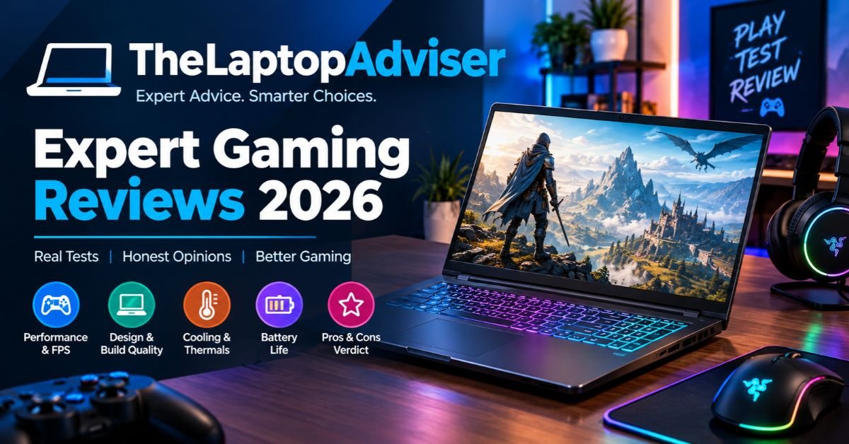 TheLaptopAdviser Expert Gaming Reviews 2026