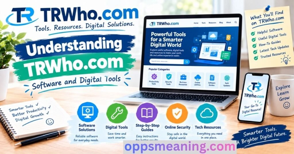 Understanding TRWho.com Software and Digital Tools