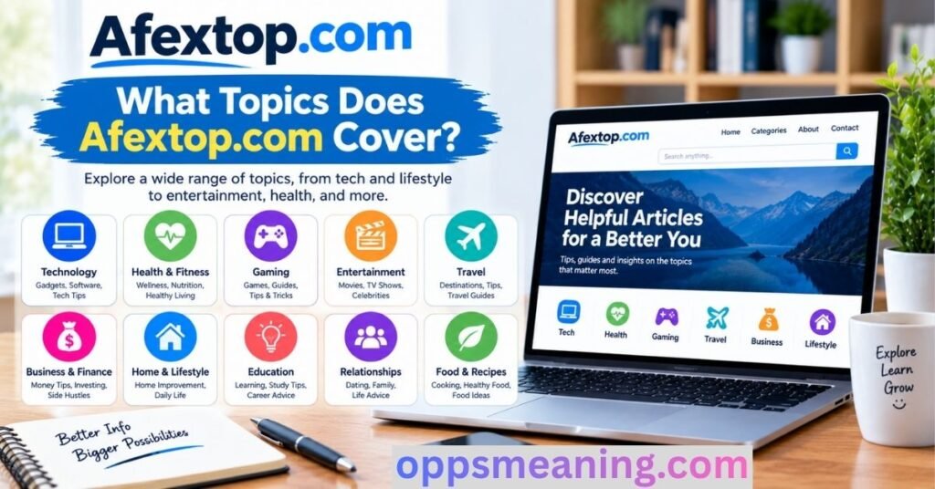 What Topics Does Afextop.com Cover?